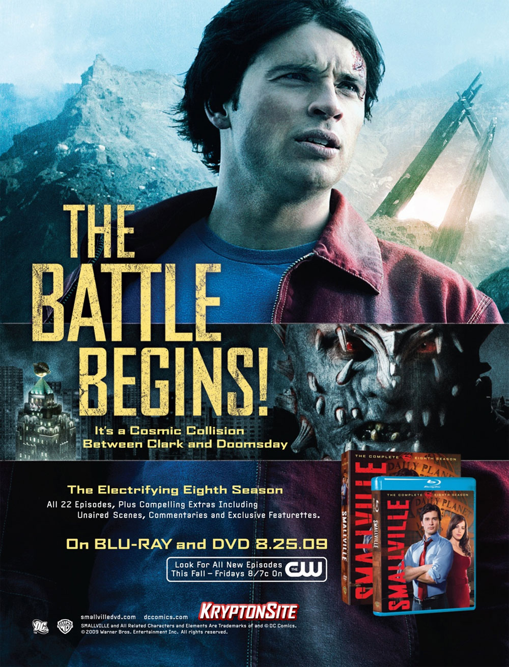 smallville season 8 dvd